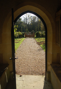 The view from the south porch November 2009